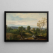 Vue de la vallée - Asher Brown Durand — inramlat konstverk på väggen