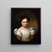 Georgianna Frances Adams - Asher Brown Durand — inramlat konstverk på väggen