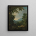 Landskap - Asher Brown Durand — inramlat konstverk på väggen