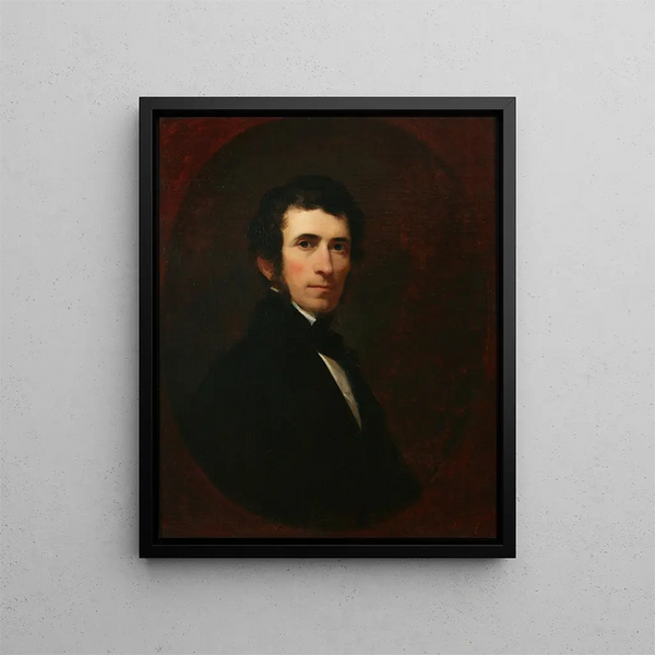 Självporträtt - Asher Brown Durand — inramlat konstverk på väggen