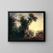 Les vêpres indiennes - Asher Brown Durand — inramlat konstverk på väggen