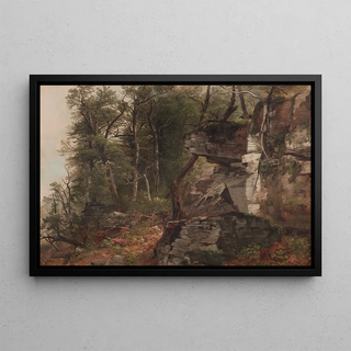 Asher Brown Durand - Trees on a Rocky Hillside.webp