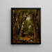 Woodland Glen - Asher Brown Durand — inramlat konstverk på väggen