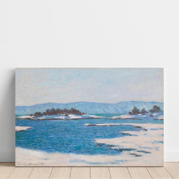 Au Bord du Fjord de Christiania - Claude Monet | Reproduction Tableau Décoration murale affiche copie