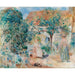 Reproduktion av målningen i trädgården i Bretagne - Pierre-Auguste Renoir