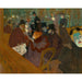 Reproduktion av målningen vid Moulin Rouge - Henri de Toulouse-Lautrec