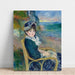 Reproduktion av målningen vid havet - Pierre-Auguste Renoir