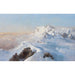 Reproduktion av målningen ovanför dimmiga havet (Monte Rosa från Rimpfischhorn) - Edward Theodore Compton
