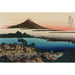 Reproduktion av målningen Aube à Isawa dans la province de Kai - Katsushika Hokusai