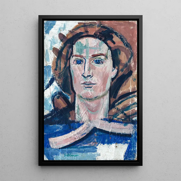 Tête de jeune fille - August Babberger — inramlat konstverk på väggen
