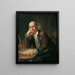 Jean Népomucène Chevalier impérial de Humbourg - August Friedrich Oelenhainz — inramlat konstverk på väggen