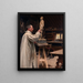 Anders Zorn i hans ateljé - August Hagborg — inramlat konstverk på väggen