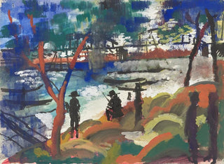 August Macke - Angler am Fluss.webp