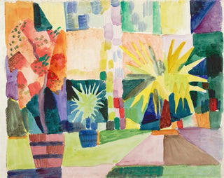August Macke - Arden on Lake Thun.webp