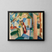 vid Thun kyrkogård - August Macke — inramlat konstverk på väggen