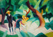 Barn med en get - August Macke — vy av konstverket