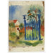 Porte de jardin - August Macke — inramlat konstverk på väggen