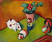Les jouets de Little Walter - August Macke — vy av konstverket