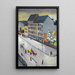 Reproduktion av målningen Notre rue en gris - August Macke