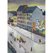 Reproduktion av målningen Notre rue en gris - August Macke