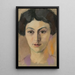 Reproduktion av målningen Portrait av Elisabeth i Hilterfingen - August Macke