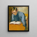Portrait av Helmuth Macke - August Macke — inramlat konstverk på väggen