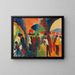 Under valvorna i Thun, ett promenadmotiv - August Macke — inramlat konstverk på väggen