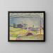 Vue de Hilterfingen - August Macke — inramlat konstverk på väggen