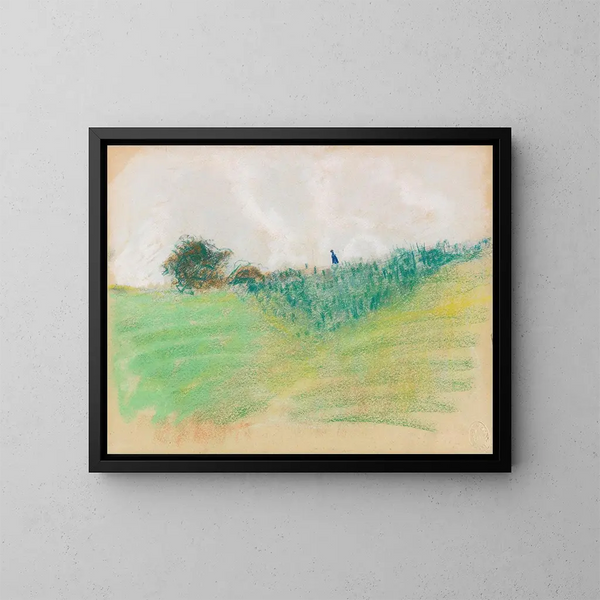 Chemin au Kreuzberg près de Bonn - August Macke — inramlat konstverk på väggen