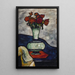 Reproduktion av målningen av vissna blommor - August Macke