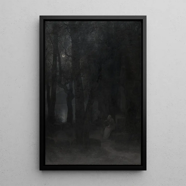 Reproduktion av målningen Le Bonheur de Frithiof - August Malmström