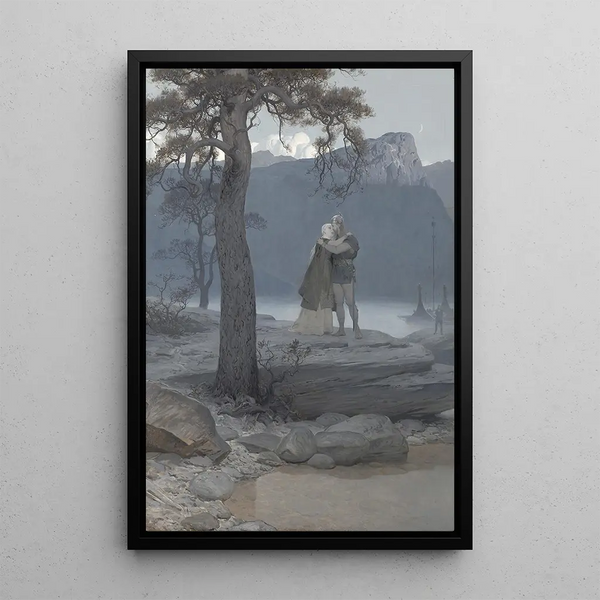 L'Adieu - August Malmström — inramlat konstverk på väggen