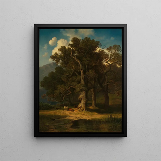 August Maximilian Zimmermann - Waldlandschaft.webp