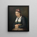 Fille de la Forêt-Noire - August Müller — inramlat konstverk på väggen