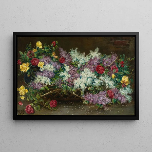 August Pollak - Lilacs And Roses.webp
