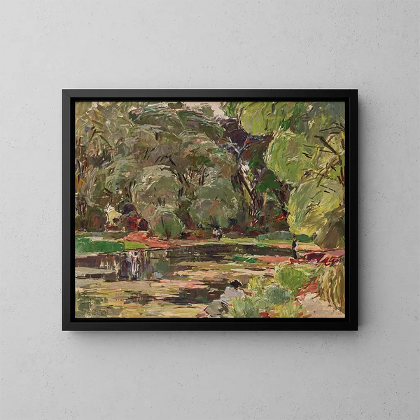 Motif du Prater - August Rieger — inramlat konstverk på väggen