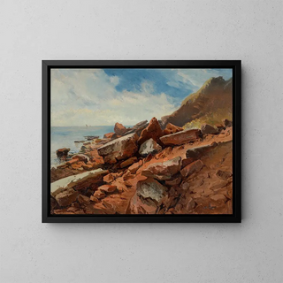 August Schaeffer von Wienwald - Steinkste in Helgoland.webp