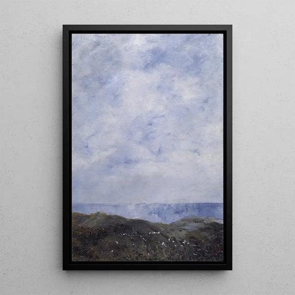 Landskapskust - August Strindberg — inramlat konstverk på väggen