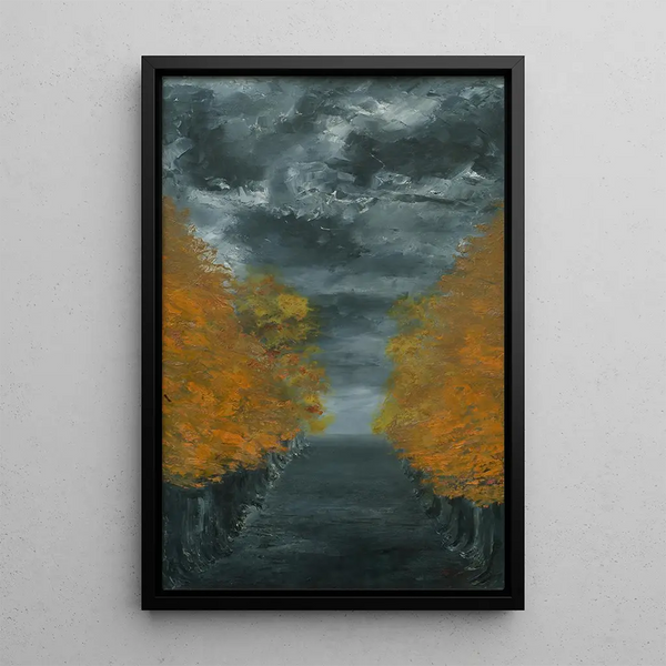 L'Avenue - August Strindberg — inramlat konstverk på väggen