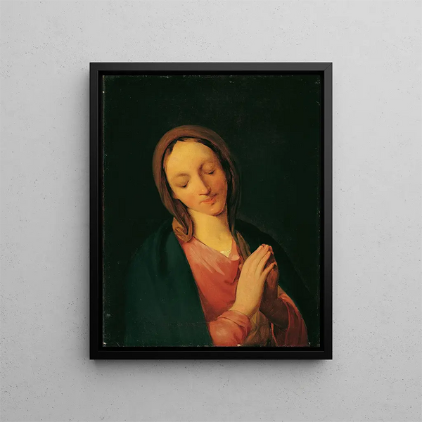 Madone - August von Pettenkofen — inramlat konstverk på väggen