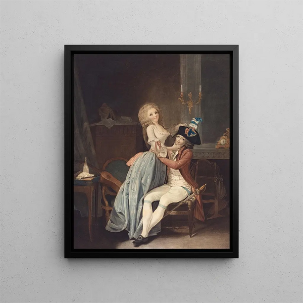 Le Cocarde nationale - Auguste Claude Simon Legrand efter Louis Léopold Boilly — inramlat konstverk på väggen