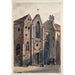 Reproduktion av målningen av Église Saint-Landry - Auguste Sébastien Bénard