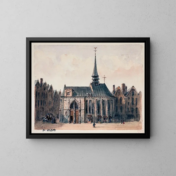 Église Sainte-Geneviève des Ardents - Auguste Sébastien Bénard — inramlat konstverk på väggen