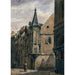 Reproduktion av målningen Hôtel de Schomberg, rue Jean Tison - Auguste Sébastien Bénard