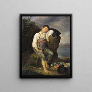 Auguste Alexandre Guillaumot - A Roadside Nap.webp