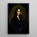 Reproduktion av målningen av George Sand - Auguste Charpentier