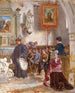 Katekism i en kyrka - Auguste Dutuit — vy av konstverket