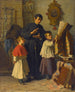 Le lion de chant des enfants de chœur dans une sacristie à Rome - Auguste Dutuit — vy av konstverket