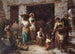 gatubild i Italien - Auguste Dutuit — vy av konstverket