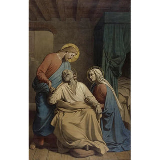 Auguste JeanBaptiste Leloir - The death of Saint Joseph.webp